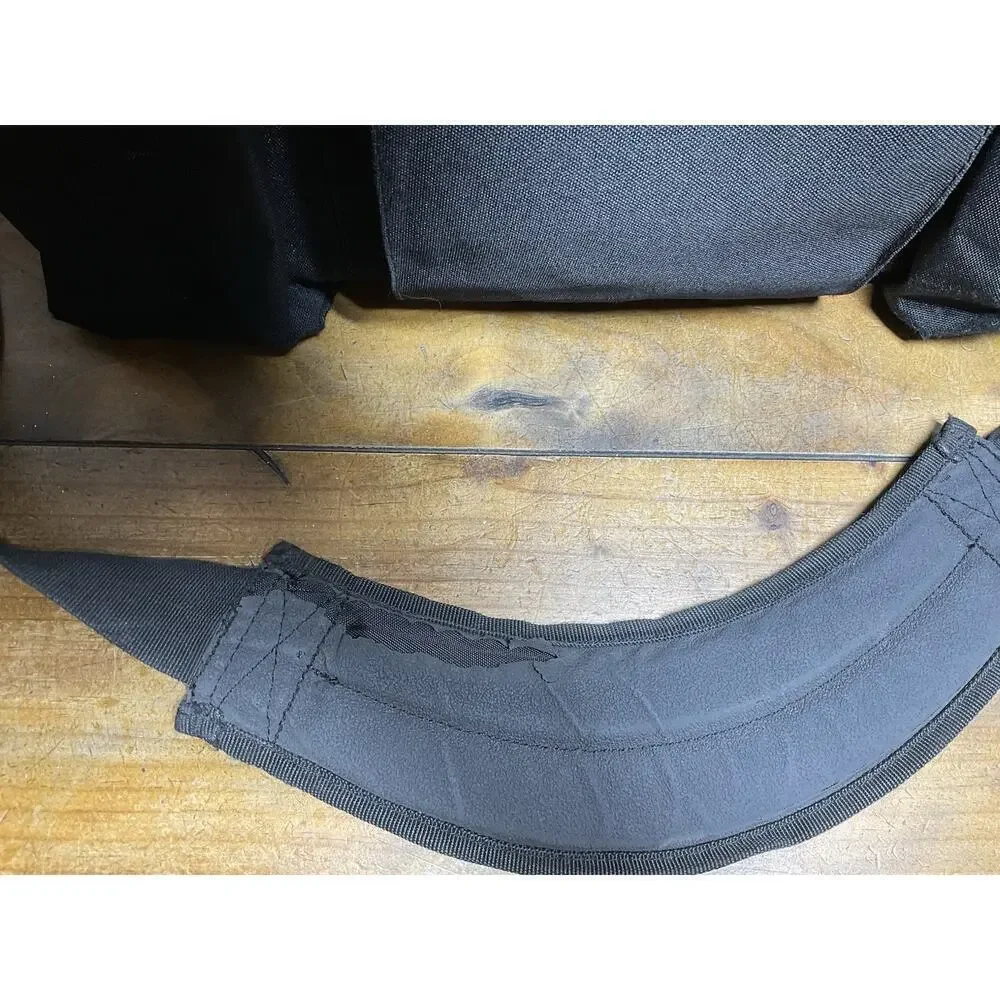 5.11 Patrol Ready Tactical Bag Large Travel Pockets Zippers Black Shoulder Strap
